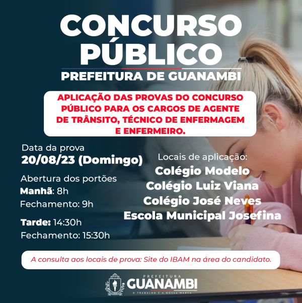 Preparação para o Concurso Público!