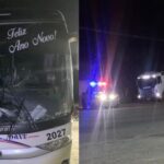 Acidente com ônibus que saiu de Conquista para Guanambi, deixa um morto e três feridos.